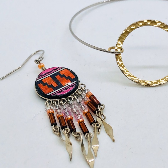 Vintage Southwestern Earrings & Dainty Bracelet - Picture 7 of 13